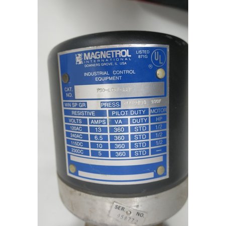 Magnetrol 120240VAc 112In Npt Solenoid Valve F50-1C2F-AAE